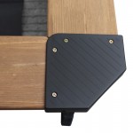 Spatiu de joaca cu nisip Lily Sandpit - Lada cu nisip din lemn pentru gradina- cu copertina Antracit Negru UV 50+ Spatiu de joaca cu nisip Lily Sandpit - Lada cu nisip din lemn pentru gradina- cu copertina Antracit Negru UV 50+